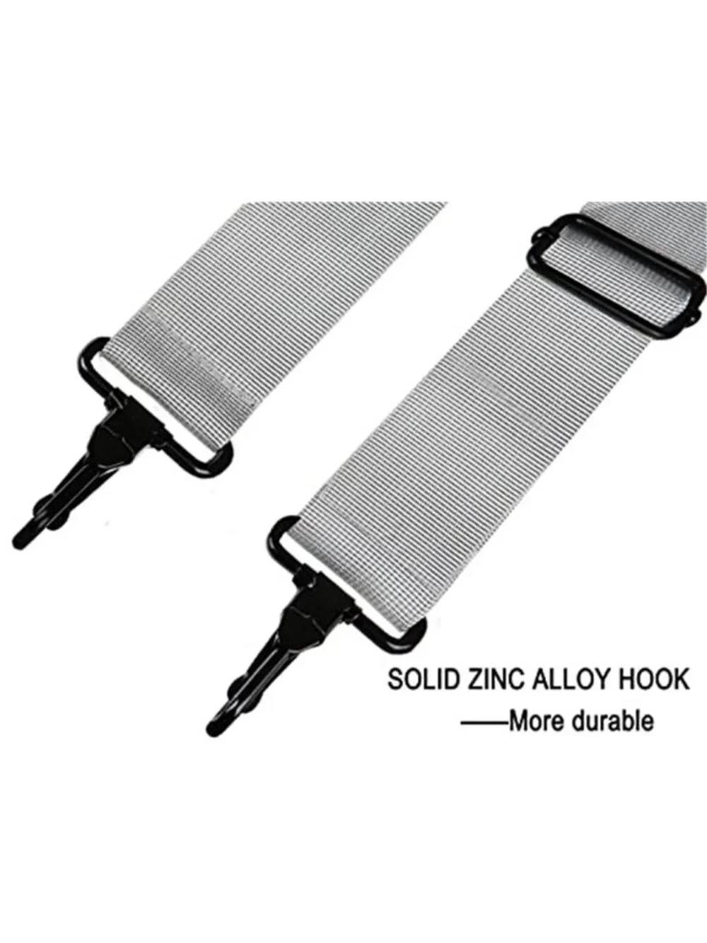 Grey Adjustable Shoulder Strap Replacement Laptop Bag Briefcase Messenger 55